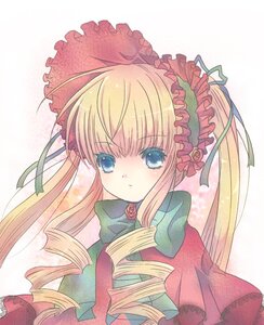 Rating: Safe Score: 0 Tags: 1girl bad_id bad_pixiv_id blonde_hair blue_eyes bonnet bow bowtie dress drill_hair flower hair_ribbon image long_hair long_sleeves looking_at_viewer m-mi red_dress ribbon rose rozen_maiden shinku sidelocks simple_background solo twin_drills twintails upper_body white_background User: admin