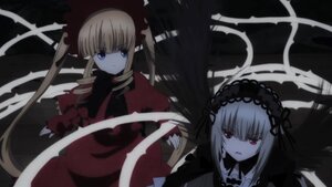 Rating: Safe Score: 0 Tags: 2girls blonde_hair blue_eyes bow dress frills hairband image lolita_fashion long_hair long_sleeves looking_at_viewer multiple_girls pair red_eyes shinku suigintou twintails very_long_hair User: admin