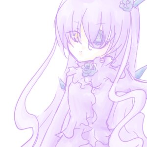 Rating: Safe Score: 0 Tags: 1girl barasuishou bare_shoulders blue_flower blue_rose blush cure_moonlight dress elbow_gloves eyebrows_visible_through_hair flower image long_hair looking_at_viewer monochrome purple_theme rose simple_background solo striped vertical_stripes User: admin