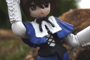 Rating: Safe Score: 0 Tags: 1girl :o blue_dress blurry blurry_background capelet corset depth_of_field doll dress gloves green_eyes long_sleeves looking_at_viewer open_mouth solo souseiseki upper_body User: admin