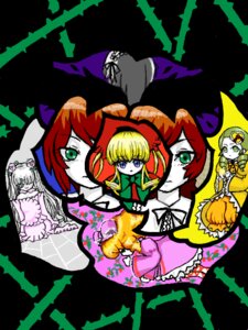 Rating: Safe Score: 0 Tags: 6+girls blonde_hair blue_eyes bow brown_hair dress flower green_eyes hat hina_ichigo image kanaria long_hair multiple multiple_girls shinku short_hair souseiseki suigintou suiseiseki tagme User: admin