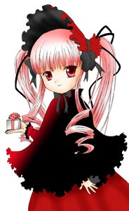 Rating: Safe Score: 0 Tags: 1girl auto_tagged bangs capelet cowboy_shot cup flower frills holding image long_hair long_sleeves looking_at_viewer pink_hair red_eyes rose shinku simple_background smile solo striped twintails vertical_stripes white_background User: admin