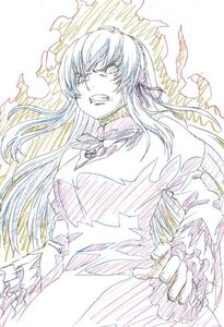 Rating: Safe Score: 0 Tags: 1girl angry clenched_teeth image long_hair ribbon solo suigintou teeth torn_clothes traditional_media User: admin