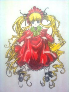 Rating: Safe Score: 0 Tags: 1girl blonde_hair blue_eyes bonnet bow bowtie dress drill_hair full_body green_bow image long_hair long_sleeves looking_at_viewer red_dress shinku shoes solo standing twintails very_long_hair User: admin