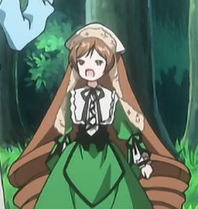 Rating: Safe Score: 0 Tags: 1girl brown_hair dress forest green_dress head_scarf heterochromia image long_hair long_sleeves nature open_mouth outdoors solo standing suiseiseki tree very_long_hair User: admin