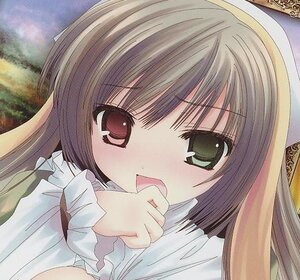 Rating: Safe Score: 0 Tags: 1girl blush brown_hair dress eyebrows_visible_through_hair image long_hair long_sleeves looking_at_viewer open_mouth solo suiseiseki traditional_media User: admin