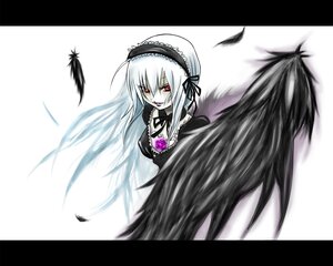 Rating: Safe Score: 0 Tags: 1girl bad_id bad_pixiv_id black_dress black_feathers black_wings dress feathered_wings feathers flower hairband image letterboxed lolita_hairband long_hair long_sleeves looking_at_viewer pale_skin photoshop_(medium) red_eyes rose rozen_maiden solo suigintou white_background white_hair wings yasagure_yukito User: admin