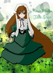 Rating: Safe Score: 0 Tags: 1girl brown_hair bug dress frills green_dress green_eyes heterochromia image insect long_hair long_sleeves looking_at_viewer red_eyes smile solo suiseiseki very_long_hair watering_can User: admin