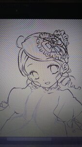 Rating: Safe Score: 0 Tags: 1girl dress drill_hair halftone hat image juliet_sleeves kanaria long_sleeves monochrome open_mouth photo puffy_sleeves smile solo tomoe_mami traditional_media twin_drills User: admin
