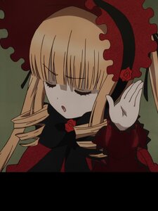 Rating: Safe Score: 0 Tags: 1girl blonde_hair bonnet bow closed_eyes dress drill_hair flower image long_hair long_sleeves ng open_mouth red_flower red_rose rose shinku solo User: admin