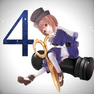 Rating: Safe Score: 0 Tags: 1girl auto_tagged brown_hair dress frills full_body gradient gradient_background green_eyes hat heterochromia image long_sleeves looking_at_viewer lush pantyhose red_eyes short_hair sitting solo souseiseki top_hat white_legwear User: admin