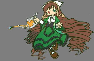 Rating: Safe Score: 0 Tags: 1girl brown_hair dress frills full_body green_dress green_eyes hairband heterochromia image long_hair long_sleeves red_eyes simple_background solo standing suiseiseki very_long_hair watering_can white_background User: admin