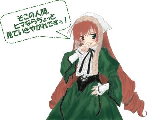 Rating: Safe Score: 0 Tags: 1girl brown_hair dress drill_hair frills green_dress green_eyes head_scarf heterochromia image long_hair long_sleeves looking_at_viewer red_eyes simple_background solo suiseiseki twin_drills twintails very_long_hair white_background User: admin