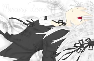 Rating: Safe Score: 0 Tags: 1girl bangs black_dress black_ribbon blush dress eyebrows_visible_through_hair hair_ornament hair_ribbon image long_hair long_sleeves profile red_eyes ribbon silver_hair solo suigintou very_long_hair white_background white_hair User: admin