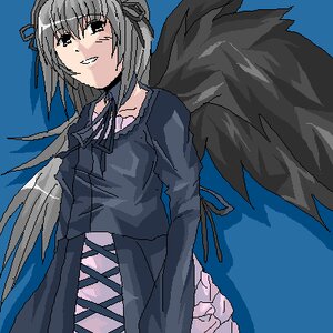 Rating: Safe Score: 0 Tags: 1girl black_dress black_ribbon black_wings dress frills image long_hair long_sleeves neck_ribbon oekaki ribbon sky solo suigintou wings User: admin