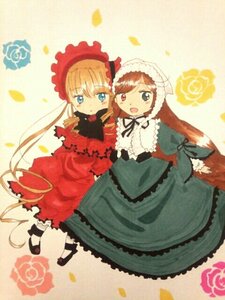 Rating: Safe Score: 0 Tags: 2girls blonde_hair blue_eyes bonnet bow dress drill_hair flower hat heterochromia image long_hair long_sleeves multiple_girls open_mouth pair petals red_dress rose shinku suiseiseki twintails very_long_hair User: admin