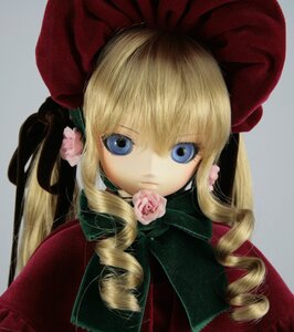 Rating: Safe Score: 0 Tags: 1girl bangs blonde_hair blue_eyes bow doll drill_hair expressionless flower grey_background long_hair looking_at_viewer pink_flower pink_rose portrait ringlets rose shinku sidelocks simple_background solo twin_drills upper_body User: admin