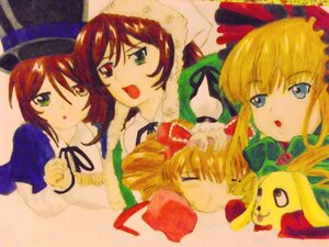 Rating: Safe Score: 0 Tags: :o blonde_hair blue_eyes bonnet bow brown_hair closed_eyes dress drill_hair green_dress green_eyes hat heterochromia hina_ichigo image long_hair long_sleeves looking_at_viewer multiple multiple_girls open_mouth pink_bow rose shinku siblings sisters souseiseki suigintou suiseiseki tagme twins User: admin