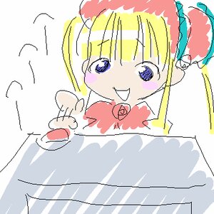 Rating: Safe Score: 0 Tags: 1girl blonde_hair blue_eyes dress flower image red_flower red_rose rose shinku solo User: admin