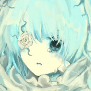 Rating: Safe Score: 0 Tags: 1girl bangs blue_flower blurry close-up closed_eyes eyebrows_visible_through_hair face flower image kirakishou rose simple_background solo User: admin