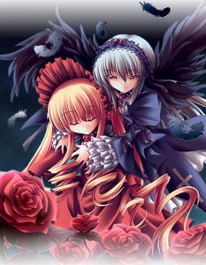 Rating: Safe Score: 0 Tags: 2girls bird black_dress black_wings blonde_hair closed_eyes commentary_request dress drill_hair feathers flower frills fuyuwa_kotatsu hairband image juliet_sleeves lolita_hairband long_hair long_sleeves multiple_girls pair pink_rose puffy_long_sleeves puffy_sleeves red_dress red_flower red_rose rose rozen_maiden shinku silver_hair sleeping suigintou very_long_hair wings User: admin