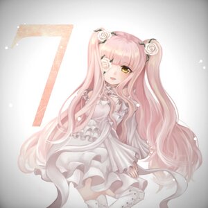 Rating: Safe Score: 0 Tags: 1girl dress eyepatch flower frills hair_flower image kirakishou long_hair pink_hair rose smile solo thighhighs very_long_hair white_dress white_flower white_rose yellow_eyes zettai_ryouiki User: admin