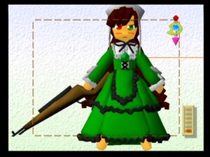 Rating: Safe Score: 0 Tags: 1girl bangs black_border blunt_bangs brown_hair dress frills green_dress green_eyes heterochromia image letterboxed long_hair long_sleeves looking_at_viewer pillarboxed red_eyes solo standing suiseiseki User: admin