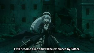 Rating: Safe Score: 0 Tags: 1girl black_dress closed_mouth dress fake_screenshot frills hairband image long_hair long_sleeves ribbon solo standing suigintou very_long_hair wide_sleeves User: admin