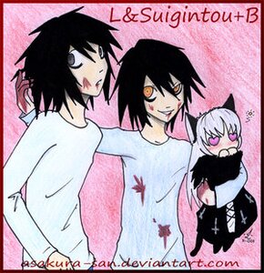 Rating: Safe Score: 0 Tags: 1boy 1girl 2girls animal_ears black_hair blush cat_ears image long_hair multiple_girls solo suigintou white_hair yellow_eyes User: admin