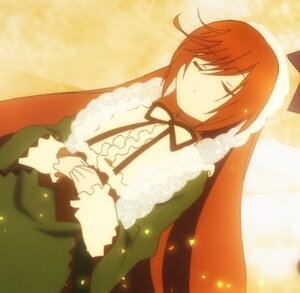 Rating: Safe Score: 0 Tags: 1girl closed_eyes dress frills image long_sleeves own_hands_together ribbon sitting sleeping sleeping_upright solo suiseiseki User: admin