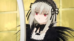 Rating: Safe Score: 0 Tags: 1girl bangs black_dress black_ribbon detached_collar dress eyebrows_visible_through_hair hairband image long_hair long_sleeves looking_at_viewer ribbon silver_hair solo suigintou wings User: admin