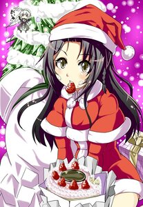 Rating: Safe Score: 0 Tags: 1girl black_hair breasts cake christmas cream elbow_gloves food food_on_face fruit gloves hair_ornament hairclip hat human image kakizaki_megu long_hair pair santa_costume santa_hat strawberry suigintou User: admin