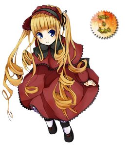 Rating: Safe Score: 0 Tags: 1girl blonde_hair blue_eyes blush bonnet capelet dress drill_hair full_body image long_hair long_sleeves looking_at_viewer pantyhose red_dress shinku shoes sidelocks simple_background smile solo twin_drills twintails very_long_hair white_background white_legwear User: admin