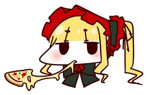 Rating: Safe Score: 0 Tags: 1girl blonde_hair chibi food image shinku solo User: admin