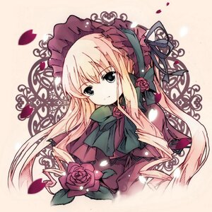 Rating: Safe Score: 0 Tags: 1girl blonde_hair blue_eyes bondson bonnet bow bowtie commentary_request dress drill_hair flower hairband hat image long_hair long_sleeves looking_at_viewer petals pink_flower pink_rose red_flower red_rose rose rose_petals rozen_maiden shinku solo twintails upper_body User: admin