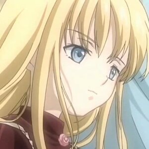 Rating: Safe Score: 0 Tags: 1girl bangs blonde_hair blue_eyes choker close-up face flower image long_hair portrait rose shinku solo User: admin