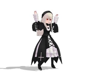 Rating: Safe Score: 0 Tags: 1girl bangs black_dress black_footwear black_wings blush boots dress full_body hairband image long_hair long_sleeves looking_at_viewer red_eyes simple_background solo standing suigintou white_background wide_sleeves wings User: admin