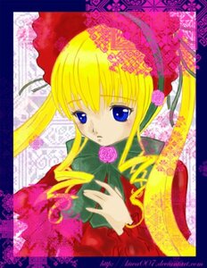 Rating: Safe Score: 0 Tags: 1girl blonde_hair blue_eyes flower image letterboxed long_hair long_sleeves looking_at_viewer pink_flower pink_rose rose shinku sidelocks solo twintails upper_body User: admin