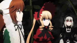 Rating: Safe Score: 0 Tags: 3girls black_ribbon blonde_hair blue_eyes bonnet bow dress drill_hair expressionless flower hat image long_hair multiple multiple_girls red_eyes ribbon shinku silver_hair suigintou tagme twintails User: admin