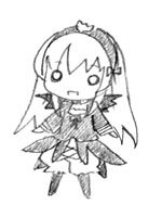 Rating: Safe Score: 0 Tags: 1girl chibi full_body greyscale image long_hair looking_at_viewer monochrome simple_background solo suigintou white_background User: admin