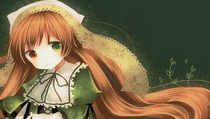 Rating: Safe Score: 0 Tags: 1girl brown_hair dress frills green_dress green_eyes heterochromia image long_hair long_sleeves looking_at_viewer red_eyes ribbon simple_background solo suiseiseki tears very_long_hair User: admin