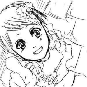 Rating: Safe Score: 0 Tags: 1girl blush flower greyscale hair_flower hair_ornament image kanaria looking_at_viewer monochrome sketch smile solo User: admin