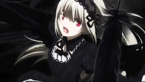 Rating: Safe Score: 0 Tags: 1girl auto_tagged black_dress black_ribbon black_wings detached_collar dress frills hairband image long_hair long_sleeves looking_at_viewer open_mouth red_eyes ribbon silver_hair solo suigintou wings User: admin