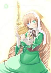 Rating: Safe Score: 0 Tags: 1girl artist_request black_ribbon brown_hair dress error frills green_dress green_eyes head_scarf heterochromia holding image long_hair long_sleeves looking_at_viewer ribbon rozen_maiden solo suiseiseki very_long_hair watering_can User: admin