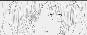 Rating: Safe Score: 0 Tags: 1girl bangs close-up eyebrows_visible_through_hair flower image kirakishou monochrome rose smile solo white_rose User: admin