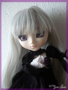 Rating: Safe Score: 0 Tags: 1girl bangs black_dress closed_mouth doll dress gothic_lolita lips lolita_fashion long_hair looking_at_viewer purple_eyes smile solo suigintou User: admin