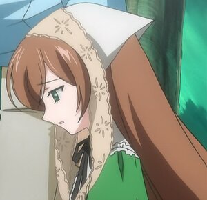 Rating: Safe Score: 0 Tags: 1girl brown_hair dress from_side green_eyes image profile solo suiseiseki veil User: admin