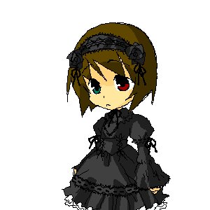 Rating: Safe Score: 0 Tags: 1girl black_dress brown_hair dress frills full_body green_eyes hairband heterochromia image long_sleeves looking_at_viewer red_eyes solo souseiseki standing white_background User: admin