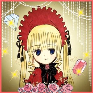 Rating: Safe Score: 0 Tags: 1girl blonde_hair blue_eyes bonnet bow dress drill_hair flower image long_hair long_sleeves looking_at_viewer pink_flower pink_rose red_flower red_rose rose shinku smile solo sparkle star_(symbol) twin_drills twintails User: admin