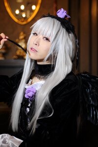 Rating: Safe Score: 0 Tags: 1girl dress gothic_lolita lace lips lolita_fashion long_hair parted_lips red_eyes solo suigintou wings User: admin